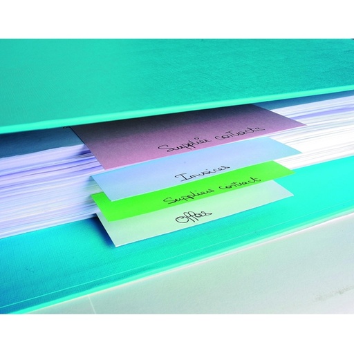 [D71844] 100 SEPARATORI ORIZZONTALI 105x240mm ASSORT in CARTONCINO RICICL. 180gr FOREVER