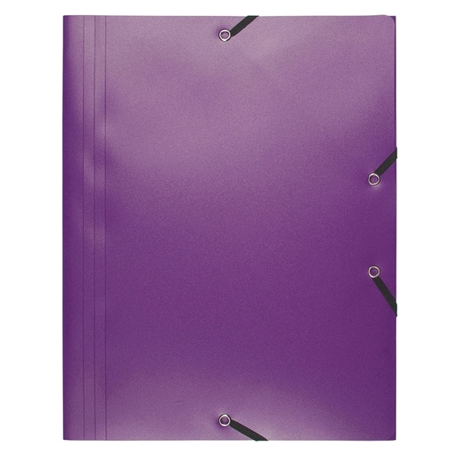 [D71878] CARTELLA PPL CON ELASTICO 24x32CM VIOLA EXACOMPTA