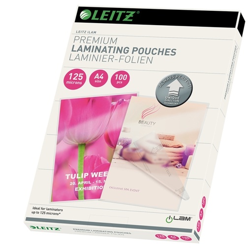 [D72013] 100 POUCHES iLAM A4-216x303mm 125micron LEITZ