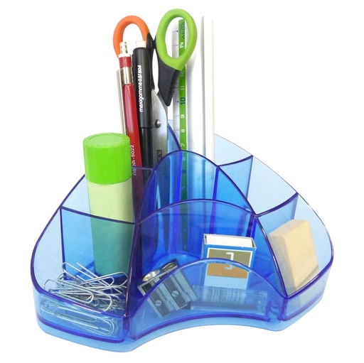 [D72055] PORTAPENNE MULTIPOT Classic AZZURRO TRASP. ARDA
