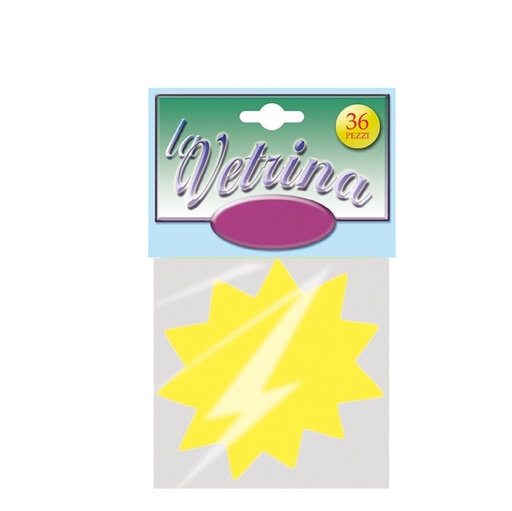 [D72126] 36 SEGNAPREZZI Flash ovale 8x8,5cm CWR 05997