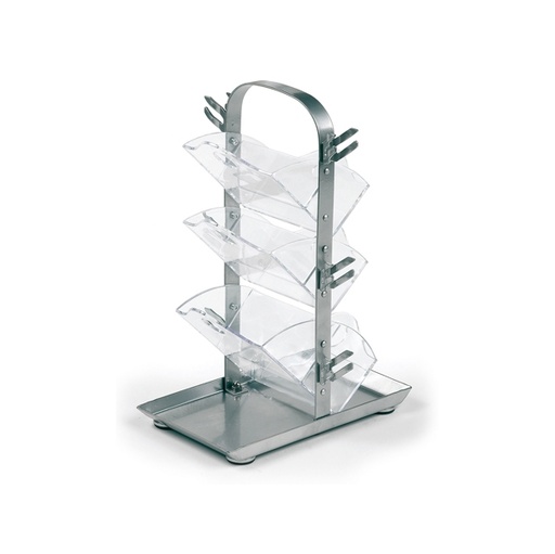 [D72129] PORTATIMBRI FISHBONE 6+6posti SILVER Turikan