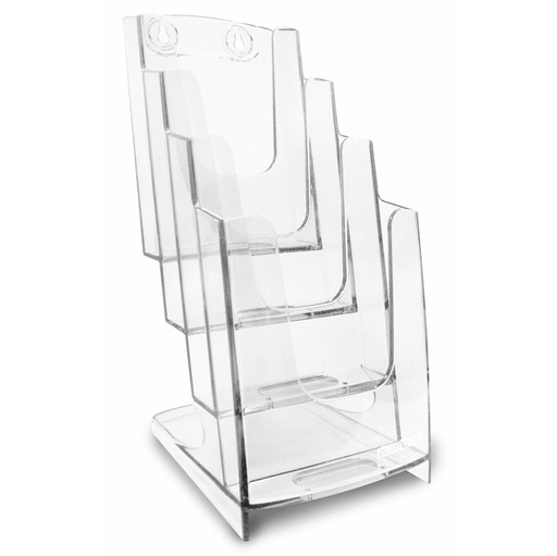 [D72204] PORTADEPLIANT 4 TASCHE 1/3 A4 - 11,5x26,5x18,4cm Arda