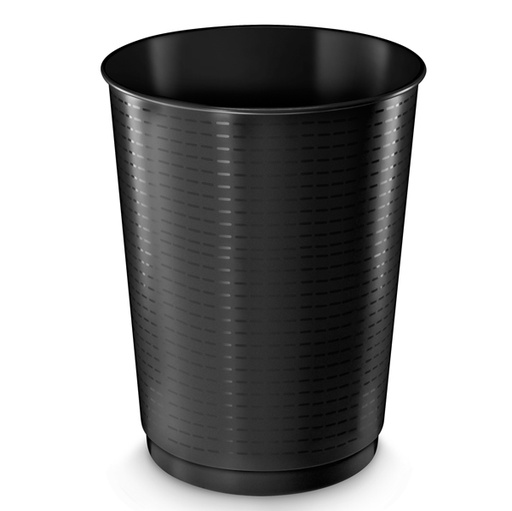 [D72581] Cestino gettacarte 40Lt nero 133R alta capacita' Cep