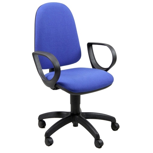 [D73363] SEDIA OPERATIVA Jusb BLU C/BRACC.