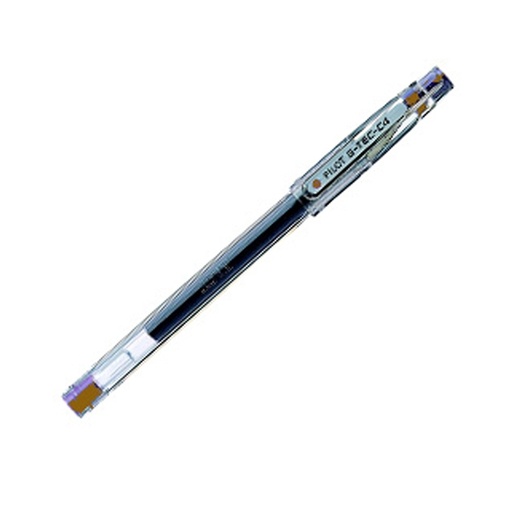 [D73370] PENNA SFERA GEL G-TEC-C4 MARRONE 0.4MM PILOT