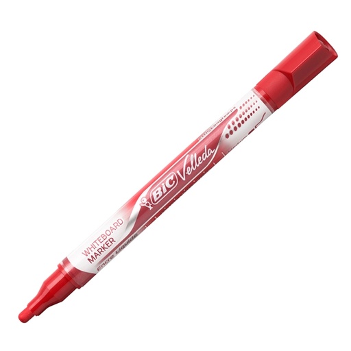 [D73404] MARCATORI P.TONDA Whiteboard VELLEDA(R) Liquid Ink Pocket BIC(R) ROSSO