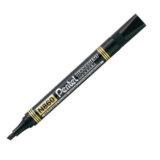 [D73436] MARCATORE PERMANENTE N860 NERO PUNTA SCALPELLO AMIKO PENTEL