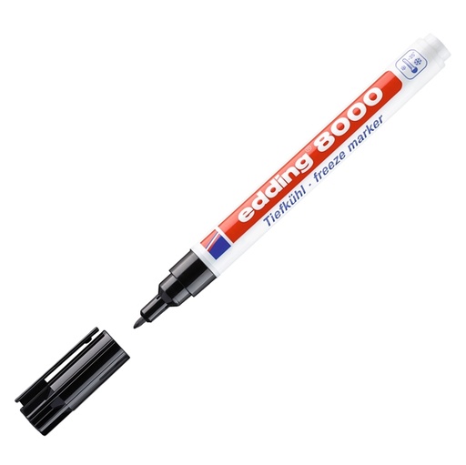 [D73451] Marcatore permanente EDDING 8000 FREEZER MARKER nero