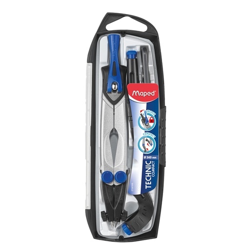 [D73500] COMPASSO TECNICH COMPACT 5pz max MAPED