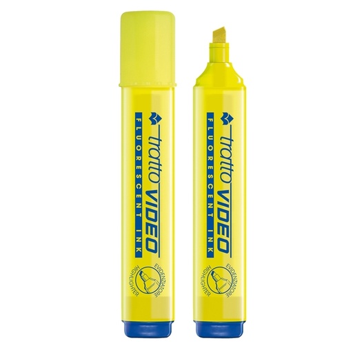 [D73532] EVIDENZIATORE TRATTO VIDEO GIALLO
