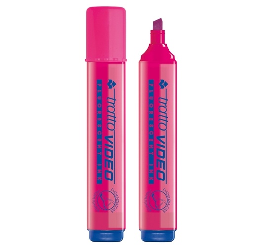 [D73533] EVIDENZIATORE TRATTO VIDEO FUCSIA