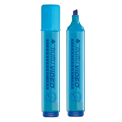 [D73536] EVIDENZIATORE TRATTO VIDEO AZZURRO