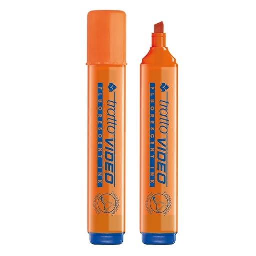 [D73537] EVIDENZIATORE TRATTO VIDEO ARANCIO