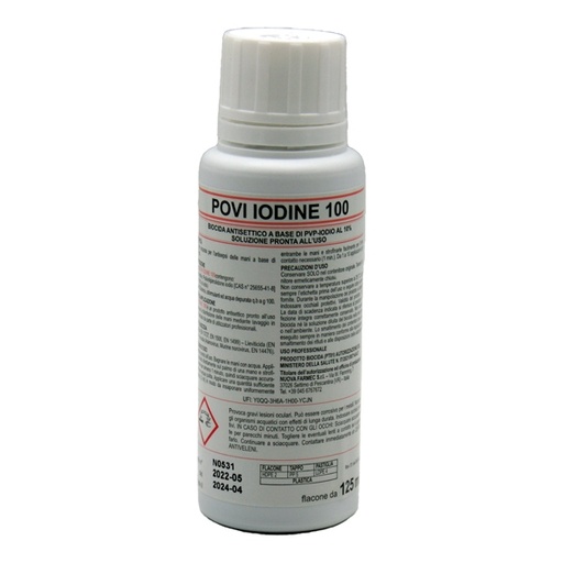 [D73557] DISINFETTANTE A BASE DI IODOPOVIDONE 125ML