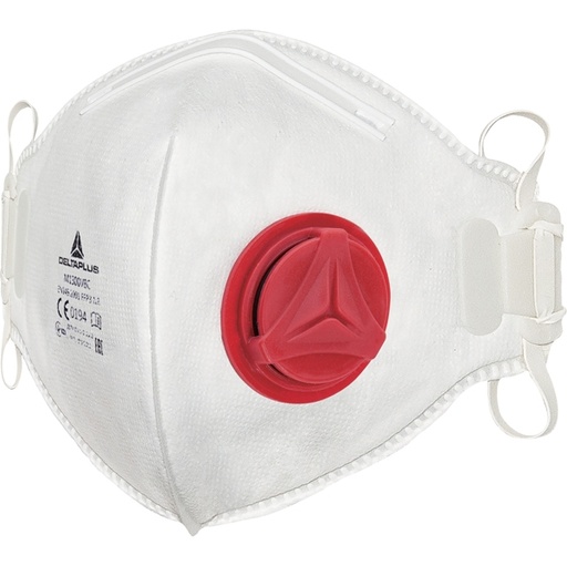 [D73603] Scatola 10 MASCHERINE FILTRANTI FFP3 con valvola - pieghevole vert.