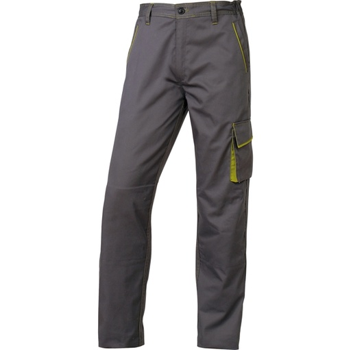 [D73712] PANTALONE da LAVORO M6PAN grigio/verde Tg. XL PANOSTYLE(R)