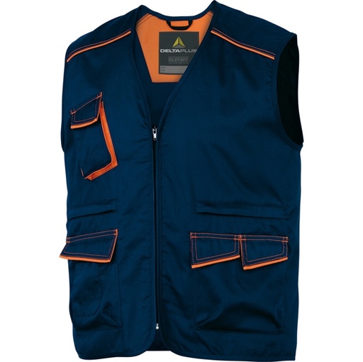 [D73717] GILET da LAVORO M6GIL blu/arancio Tg. L PANOSTYLE(R)