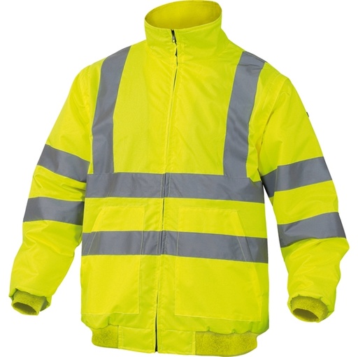 [D73754] GIUBBOTTO ALTA VISIBILITA' RENO giallo fluo Tg. L