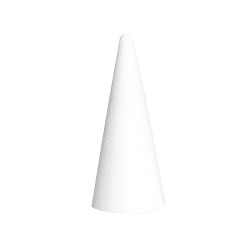 [D73933] CONO in POLISTIROLO ESPANSO Ã¸90mm H200 mm RI.PLAST