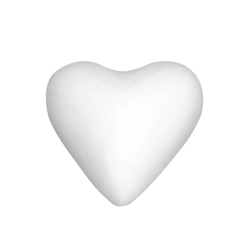 [D73938] CUORE in POLISTIROLO ESPANSO diam.110mm RI.PLAST