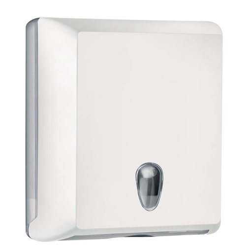 [D73966] Dispenser asciugamani piegati C/Z bianco Soft Touch
