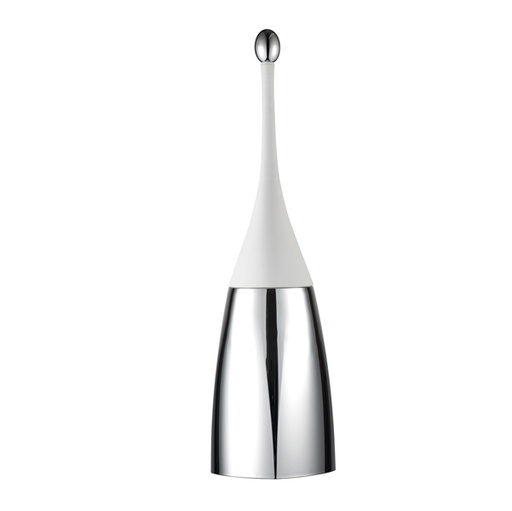 [D73968] Portascopino da terra H48,5cm bianco Soft Touch