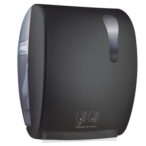 [D73996] DISPENSER ASCIUGAMANI ELETTRONICO 875 Kompatto Advan NERO SOFT TOUCH