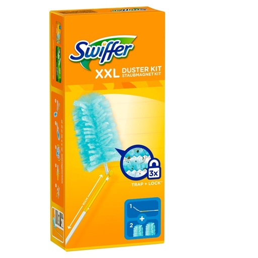[D74022] Swiffer Duster XXL - STARTER KIT COMPLETO con 2 PIUMINI