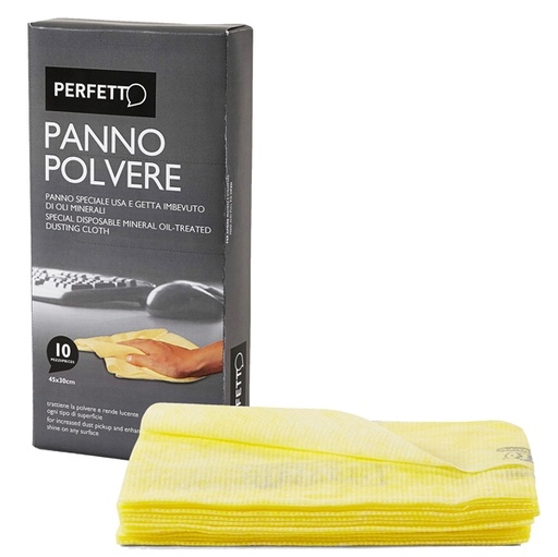 [D74082] 10 PANNOPOLVERE 45x30cm con Oli Minerali PERFETTO