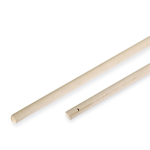 [D74135] MANICO LEGNO 140cm con FORO art. 0037A In Factory
