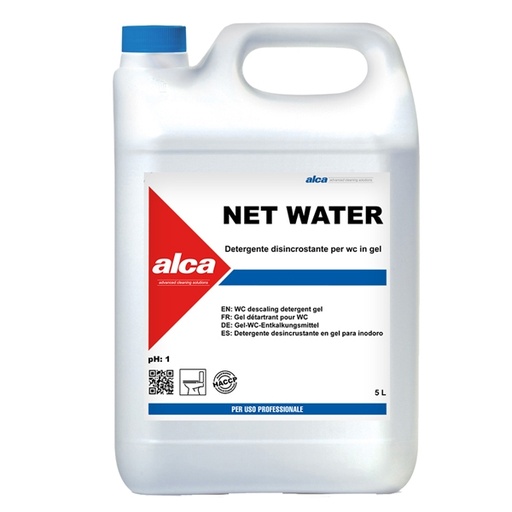 [D74150] DETERGENTE ACIDO Net Water Tanica 5kg Alca