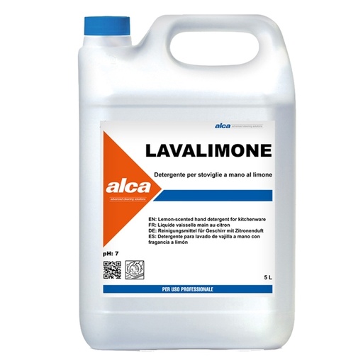 [D74154] DETERSIVO PIATTI Lavalimone Tanica 5Lt Alca