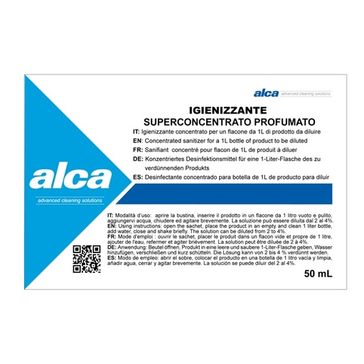 [D74161] BUSTINA 50ML SANIFICANTE Linea Monodose Alca