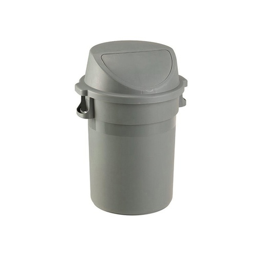 [D74165] BIDONE MAXIPUSH 80Lt Grigio