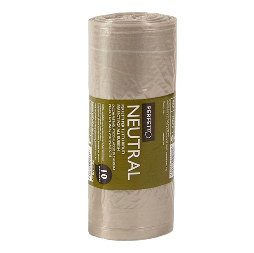[D74181] 10 SACCHI RIFIUTI 70X110CM-110Lt 20µ TRASPARENTE Classic
