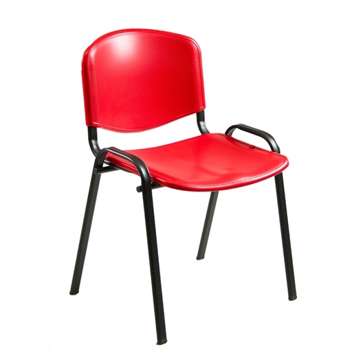 [D74216] SEDIA ATTESA Dado D5SP ROSSO senza BRACCIOLI