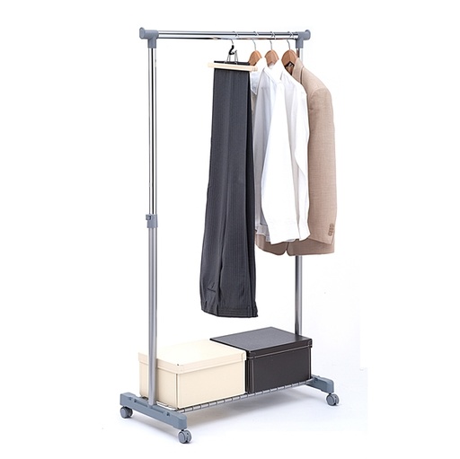 [D74266] STENDER APPENDIABITI 87CM CON PORTAOGGETTI AC9001
