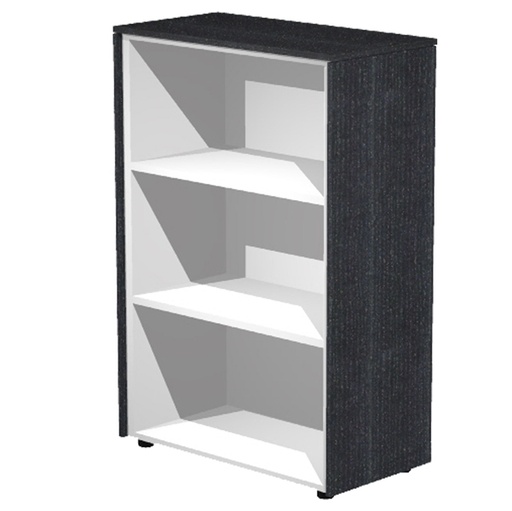 [D74313] MOBILE MEDIO A GIORNO 82,8X43cm H119,8cm NERO VEN. - PRESTIGE