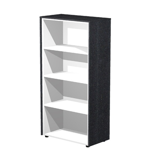 [D74317] MOBILE MEDIO-ALTO A GIORNO 82,8X43cm H158,2cm NERO VEN. - PRESTIGE