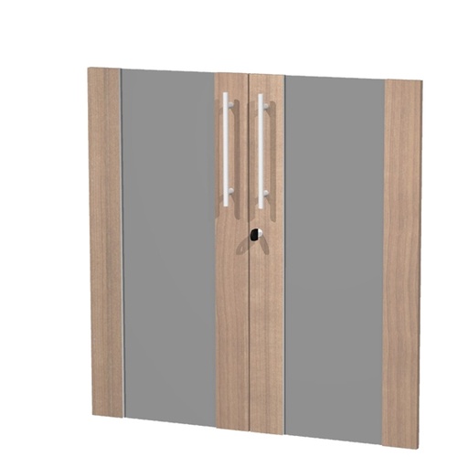 [D74324] COPPIA ANTE VETRO/MELAMIN. x Mob.BASSO CILIEGIO AR - PRESTIGE