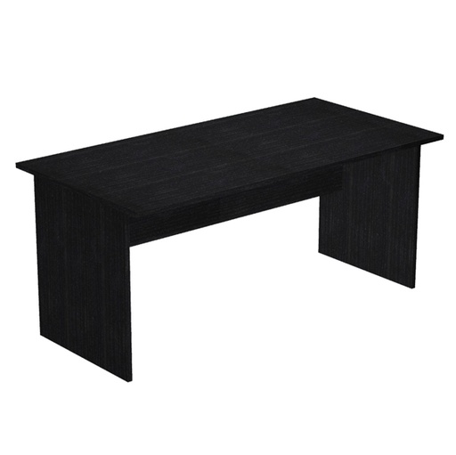 [D74338] SCRIVANIA LINEARE 160X80cm NERO VENATO - EASY