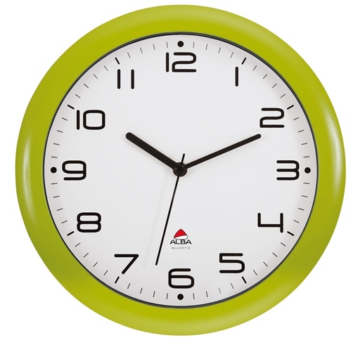 [D74384] OROLOGIO DA PARETE HORNEW diam.30cm VERDE Alba