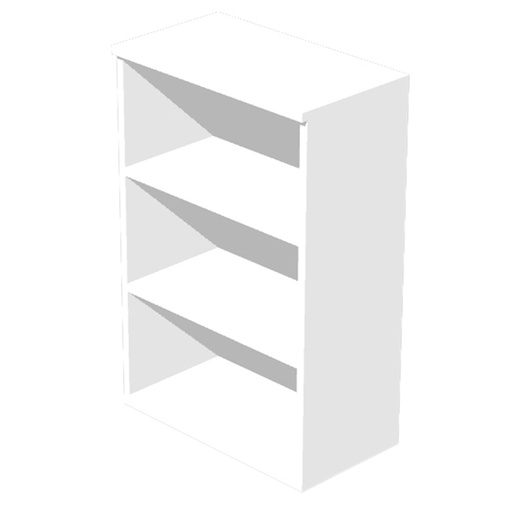 [D74393] MOBILE MEDIO A GIORNO 80X35cm H120cm BIANCO - EASY
