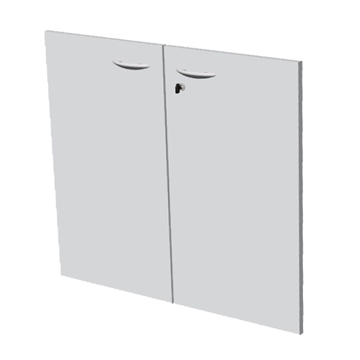 [D74407] COPPIA ANTE in MELAMIN. x Mob.BASSO GRIGIO - EASY