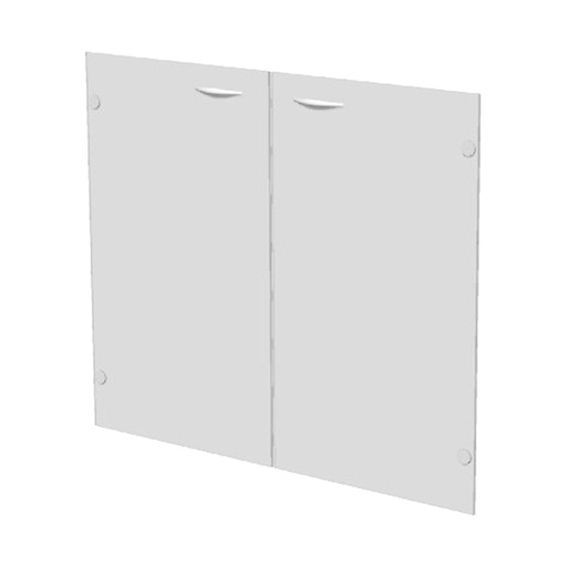 [D74408] COPPIA ANTE in VETRO SATINATO x Mob.BASSO - EASY