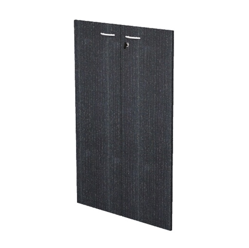 [D74412] COPPIA ANTE in MELAMIN. x Mob.MEDIO NERO VENATO - EASY