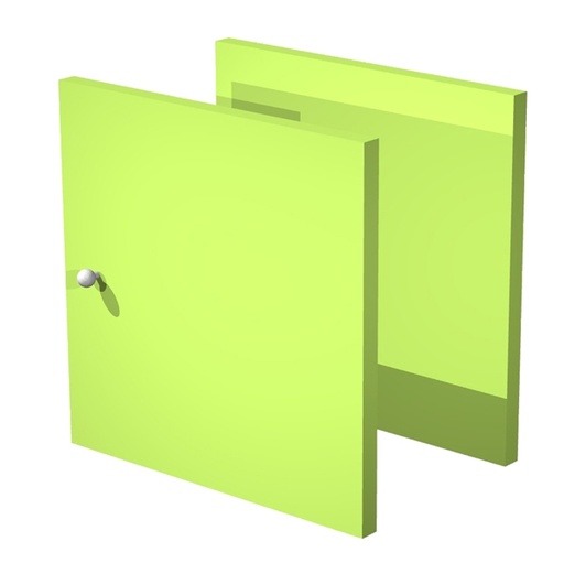 [D74448] COPPIA ANTINE VERDE NEON per LIBRERIA RAINBOW