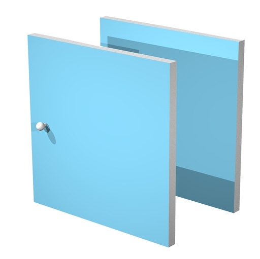 [D74450] COPPIA ANTINE AZZURRO per LIBRERIA RAINBOW