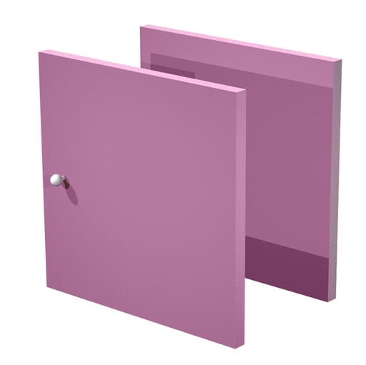 [D74451] COPPIA ANTINE VIOLA per LIBRERIA RAINBOW